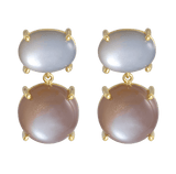 moonstone earrings gold