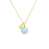 SEA PONNIES BUBBLES ANHÄNGER 18K GELBGOLD, BERNSTEIN