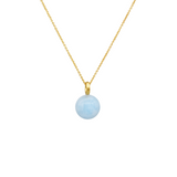 SEA PONNIES BUBBLES ANHÄNGER 18K GELBGOLD; AQUAMARIN
