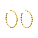 LES GOUTTES DE SOLEIL HOOP EARRINGS 18K YELLOW GOLD