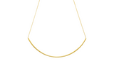 GOLDEN HALF NECKLACE 18K YELLOW GOLD