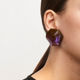 HAILEY OHRRINGE AUS LILA POLYESTER