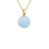 SEA PONNIES BUBBLES ANHÄNGER 18K GELBGOLD; AQUAMARIN