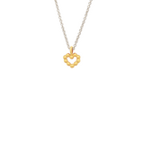 HANDMADE WITH LOVE HERZ ANHÄNGER STERLING SILBER