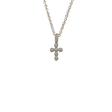 HANDMADE WITH LOVE KREUZ ANHÄNGER STERLING SIBER
