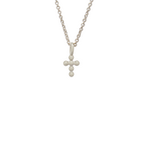 HANDMADE WITH LOVE KREUZ ANHÄNGER STERLING SIBER