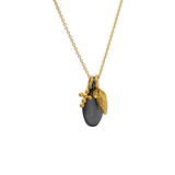 ashanti pendant with cross and nautilus by JULI KA fine arts jewelry