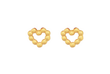 HANDMADE WITH LOVE HERZ OHRSTECKER