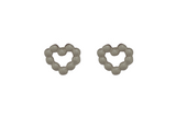 HANDMADE WITH LOVE HERZ OHRSTECKER