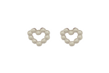 HANDMADE WITH LOVE HERZ OHRSTECKER