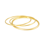 BANGLES Á TROI 18K GELBGOLD