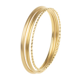 BANGLES Á TROI 18K GELBGOLD