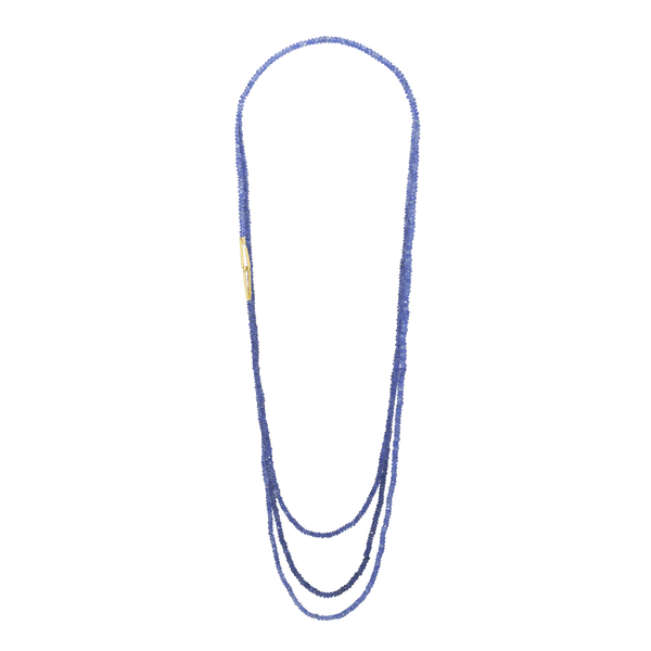 liana blue sapphire neckalce by JULI KA fine arts jewelry