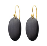 BAOBAB EARRINGS OXIDIZED SILVER
