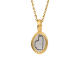 Diamant Scheibe Anhänger