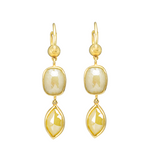 YELLOW NATURAL DIAMONDS OHRHÄNGER IN 18K GELBGOLD