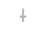 TINY PEARLY CROSS STERLING SILBER