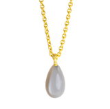 pearl gold pendant by JULI KA fine arts jewelry