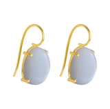 moonstone earrings gold