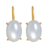 moonstone earrings gold
