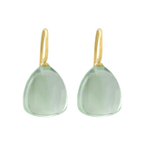 BIG PRASILITE INVERSE DROP EARRINGS 18K YELLOW GOLD
