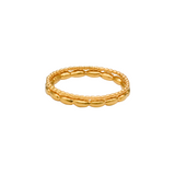 MINI LES GOUTTES DE SOLEIL RING 18K GELBGOLD