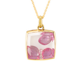 LA GRANDE LANANA ANHÄNGER PINK SAPHIR