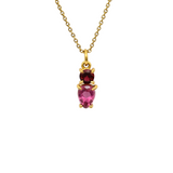 PINKER TURMALIN-ANHÄNGER IN 18K GELBGOLD