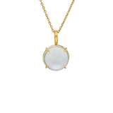 Aquamarine Anhänger in 18K Gelbgold