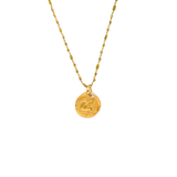 KLEINER TROPFEN MIT DIAMANTEN 18K GELBGOLD
