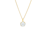 Aquamarine Anhänger in 18K Gelbgold
