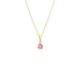 KLEINER TROPFEN MIT ROSA SAPHIREN IN 18K GOLD