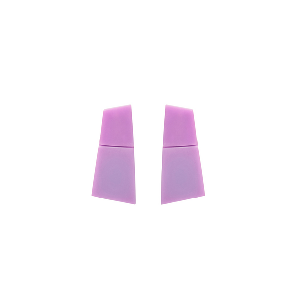 LECCE EARCLIPS IN POLYESTER PURPLE