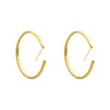 Pinar Hoop earrings in 18K Yellow Gold by JULI KA fine arts jewelry
