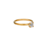 AMIRA DIAMANT VERLOBUNGSRING MIT VIER KRAPPEN