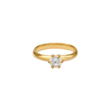 BANU TULIP DIAMANT VERLOBUNGSRING MIT SECHS KRAPPEN