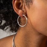 Clara Hoop earrings in Sterling Silgver by JULI KA fine arts jewelry Innsbruck Tirol