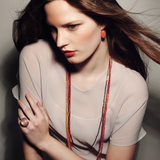 Ruby necklace by JULI KA fine arts jewelry
