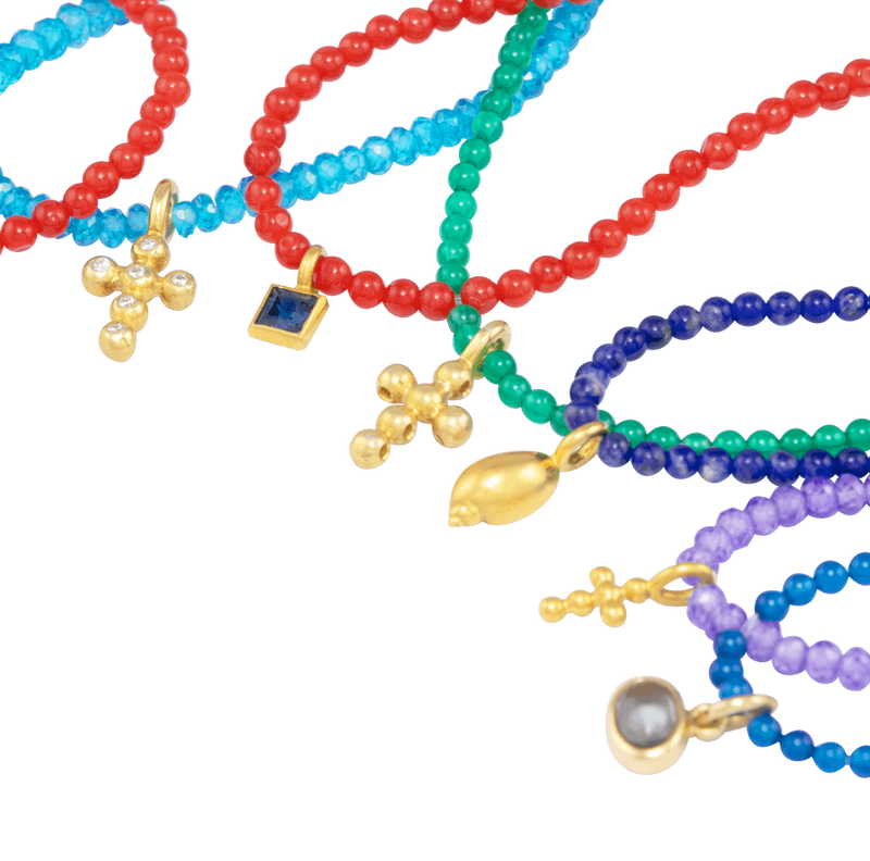 pendants gold snail heart sapphire cross by JULI KA fine arts jewelry
