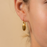 Birim earrings in 18K Yellow Gold made by JULI KA fine arts jewelry in Innsbruck Austria