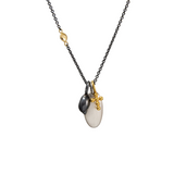 ashanti pendant with snail and cross by JULI KA fine arts jewelry