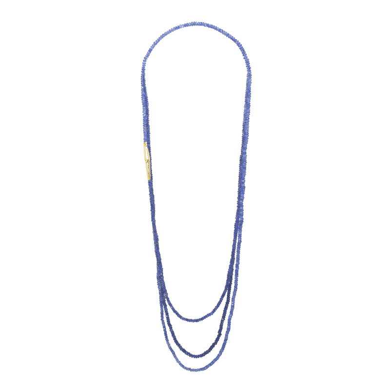 liana blue sapphire neckalce by JULI KA fine arts jewelry