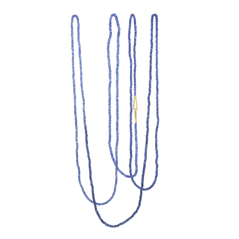 blue liana sapphire necklace by JULI KA fine arts jewelry