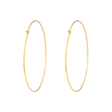 HOOPS IN 18K YELLOW GOLD