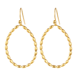 earrings gold handmade