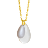 pearl gold pendant by JULI KA fine arts jewelry
