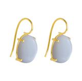 moonstone earrings gold 