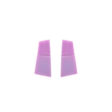 LECCE EARCLIPS IN POLYESTER PURPLE