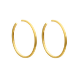 Pinar Hoop earrings in 18K Yellow Gold by JULI KA fine arts jewelry