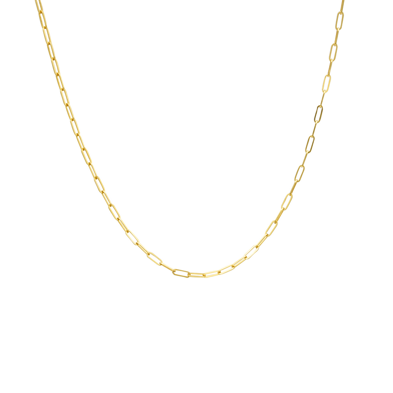 Paperclip Chain 21 18K YELLOW GOLD